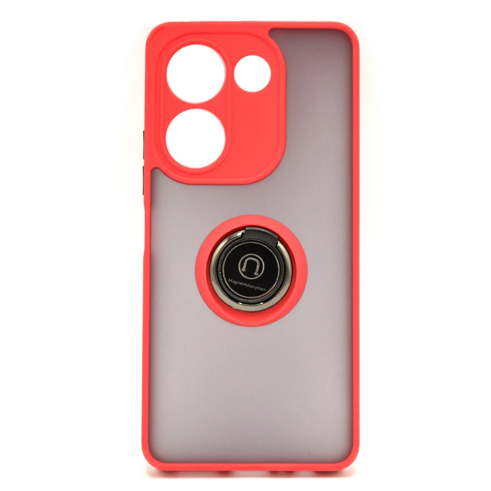 Чохол накладка TPU Color Matte Ring для Tecno Camon 20 / Camon 20 Pro червоний