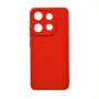 Матовый чехол накладка Silicone Matted для Tecno Pop 7 / Pop 7 Pro розовый