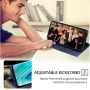 Кожаный чехол - книжка Leather Case для Tecno Pova Neo 3 синий