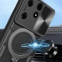 Чохол накладка Omeve Magnetic Ring для Tecno Spark 10 Pro чорний