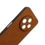 Кожаный чехол - накладка Fanoya для Tecno Spark 30C черный