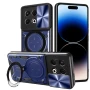 Чохол - накладка Omeve Magnetic Ring для Tecno Spark 30 Pro синій
