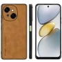 Кожаный чехол - накладка Fanoya для Tecno Spark Go 1 / Spark Go 1S коричневый
