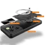 Чехол накладка Omeve Magnetic Ring для Tecno Spark Go 2024 синий