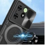 Чехол накладка Omeve Magnetic Ring для Tecno Spark Go 2024 синий