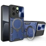 Чехол накладка Omeve Magnetic Ring для Tecno Spark Go 2024 синий