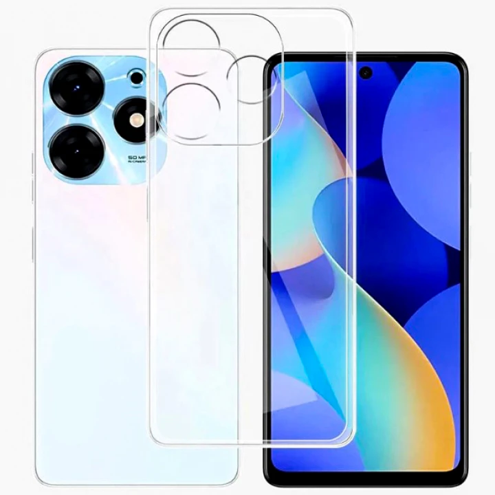 Прозорий силіконовий чохол для Tecno Spark Go 2024​