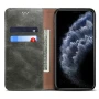 Кожаный чехол книжка Epik Rivet New для Apple iPhone 13 Mini синий
