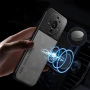 Шкіряний чохол - накладка X&E для Xiaomi 12S Ultra з металевою вставкою