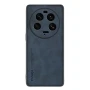 Шкіряний чохол - накладка Fanoya для Xiaomi 13 Ultra бордовий