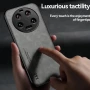 Кожаный чехол - накладка X&E для Xiaomi 13 Ultra с металлической вставкой