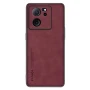 Кожаный чехол - накладка Fanoya для Xiaomi 13T / 13T Pro черный