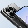 Чехол-накладка Omeve Stand TPU+Metal для Xiaomi 14 Pro серебристый