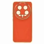 Чехол накладка Silicone Adds 6D для Xiaomi 14 Ultra кораловый