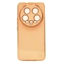 Чехол накладка Silicone Adds 6D для Xiaomi 14 Ultra кораловый