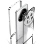 Противоударный чехол накладка Metal Glass для Xiaomi 14 Ultra зеленый