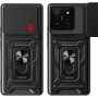 Чехол - накладка Ricco Camera Sliding для Xiaomi 14T Pro красный