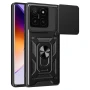 Чехол - накладка Ricco Camera Sliding для Xiaomi 14T Pro красный