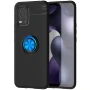 Чехол Auto Focus C-KU 360 Rotating Ring для Xiaomi Mi 10 Lite черный с красным