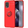 Чехол Auto Focus C-KU 360 Rotating Ring для Xiaomi Mi 10 Lite черный с красным