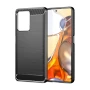 Чехол накладка Polished Carbon для Xiaomi Mi 11i / Poco F3 синий