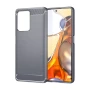 Чехол накладка Polished Carbon для Xiaomi Mi 11i / Poco F3 синий
