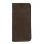 Кожаный чехол-книжка C-KU Stitched для Xiaomi Mi 10 Ultra светло-коричневой