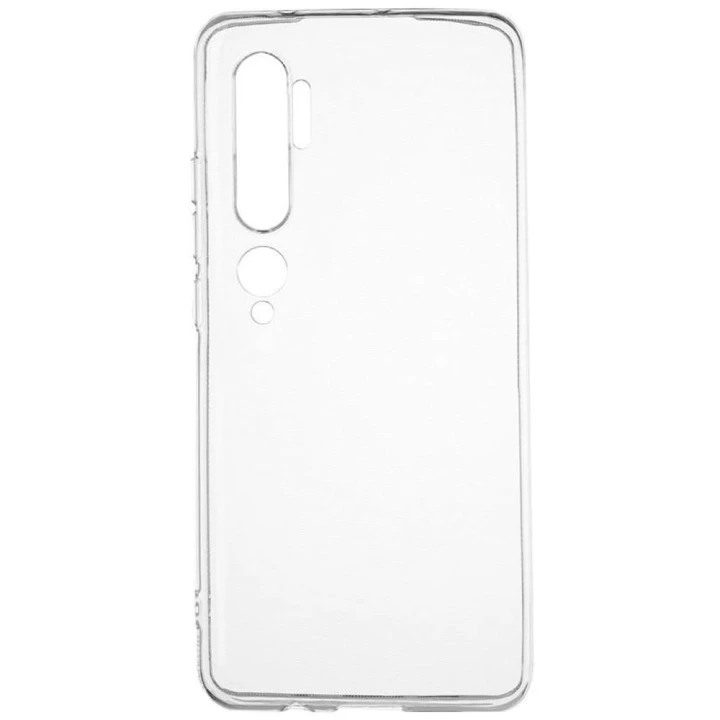 Прозрачный силиконовый чехол накладка Oucase для Xiaomi Mi CC9 Pro / Note 10 / 10 Pro, Transparent