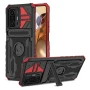 Чохол-накладка Armor Case with Card Slot для Xiaomi 11T / 11T Pro червоний