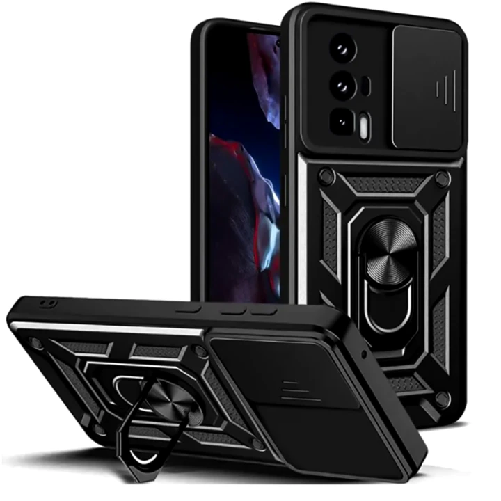 Чехол накладка Ricco Camera Sliding для Xiaomi Poco F5 Pro / Redmi K60