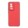 Чехол накладка New Textile Leather Cаse для Xiaomi Poco F5 Pro / Redmi K60 красный