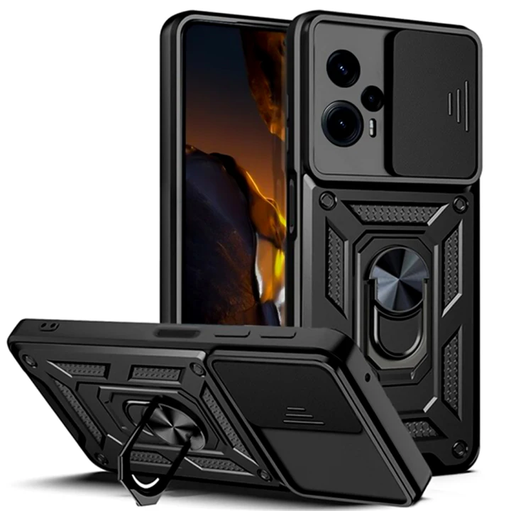 Чехол накладка Ricco Camera Sliding для Xiaomi Poco F5 / Redmi Note 12 Turbo
