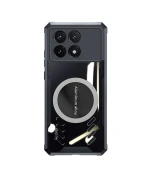 Чохол - накладка Acryl Cooling Armor для Xiaomi Poco F6 Pro 5G / Redmi K70 5G з магнітною пластиною, Black