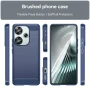 Чохол - накладка Polished Carbon для Xiaomi Poco F6 5G / Redmi Turbo 3 5G синій