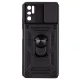 Чехол-накладка Ricco Camera Sliding для Xiaomi Poco M3 Pro / Redmi Note 10 5G черный