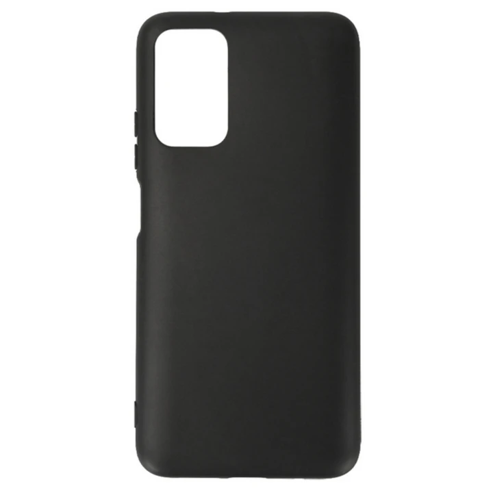 Матовий чохол-накладка Silicone Matted для Xiaomi Poco M3 Pro / Redmi Note 10 5G, Black
