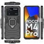 Чохол накладка Ricco Black Panther Armor для Xiaomi Poco M4 Pro 4G синій