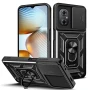 Чехол накладка Ricco Camera Sliding для Xiaomi Poco M5 / Poco M4 5G красный