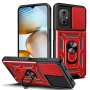 Чехол накладка Ricco Camera Sliding для Xiaomi Poco M5 / Poco M4 5G красный