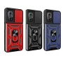 Чехол накладка Ricco Camera Sliding для Xiaomi Poco M5 / Poco M4 5G красный