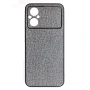 Чехол накладка New Textile Leather Cаse для Xiaomi Poco M5 черный