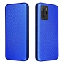 Чехол - книжка Carbon Fiber Texture для Xiaomi Poco X3 GT