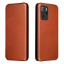 Чехол - книжка Carbon Fiber Texture для Xiaomi Poco X3 GT