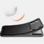 Чехол-накладка Polished Carbon для Xiaomi Poco X4 Pro 5G синий