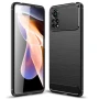 Чехол-накладка Polished Carbon для Xiaomi Poco X4 Pro 5G синий