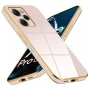 Чехол накладка Silicone Adds 6D для Xiaomi Poco X5 Pro розовый