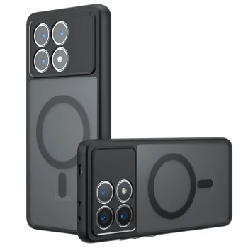 Матовий чохол - накладка Magsafe TPU+PC для Xiaomi Poco X6 Pro 5G / Xiaomi Redmi K70E 5G