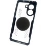 Чохол Acryl Cooling Armor для Xiaomi Poco X7 Pro / Redmi Turbo 4 з металевою пластиною, Black
