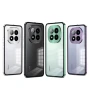 Противоударный чехол накладка Metal Glass для Xiaomi Poco X7 / Redmi Note 14 Pro 5G серебряный