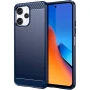 Чохол-накладка Carbon для Oppo A98 5G / A1 синій